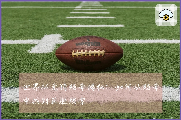 世界杯竞猜赔率揭秘：如何从赔率中找到获胜线索