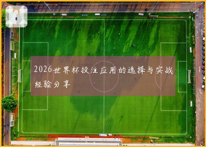 2026世界杯投注应用的选择与实战经验分享